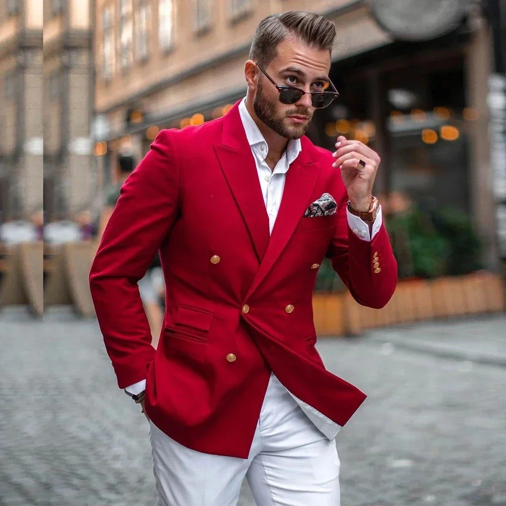 Conjunto de Terno Masculino Ca - Slim Fit Blazer Men avaliação e preço