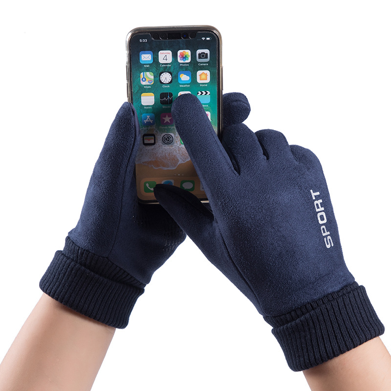 Homem inverno camurça couro de - Driving Gloves Leather avaliação e preço