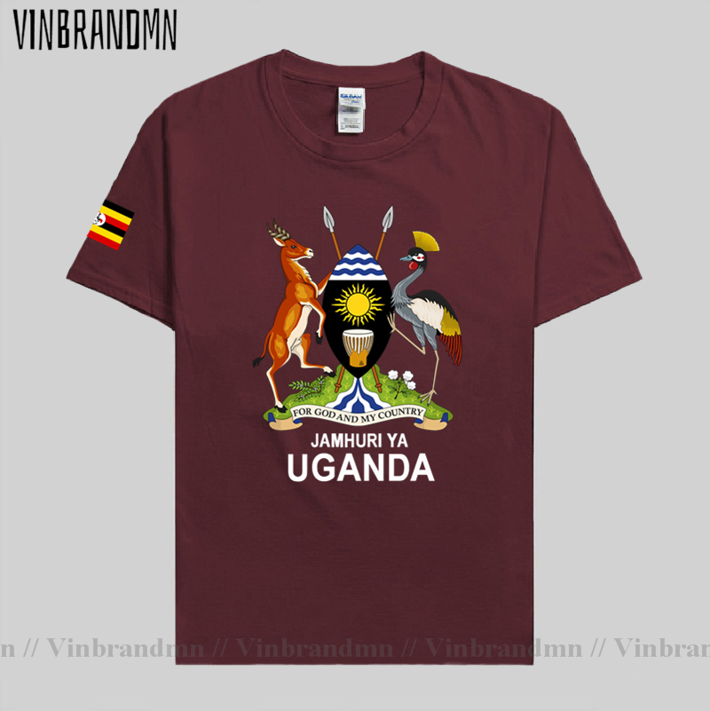 Uganda ugandan camiseta mascul - Men Fashion Uganda avaliação e preço