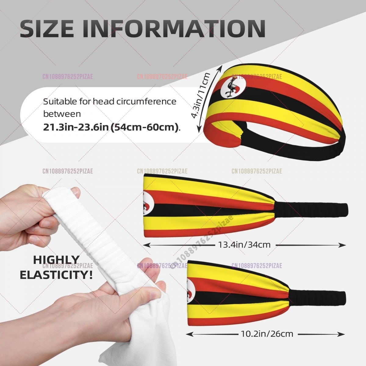 Faixas elásticas largas com ba - Men Fashion Uganda avaliação e preço